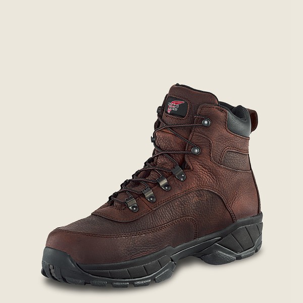 Vandrestøvler Herre - Red Wing Truhiker - 6-Inch Waterproof Soft Toe - Mørkebrune - CGWBDI-931